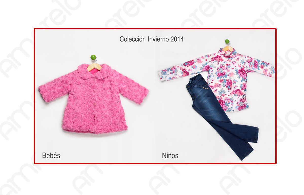 Amarelo ropa infantil