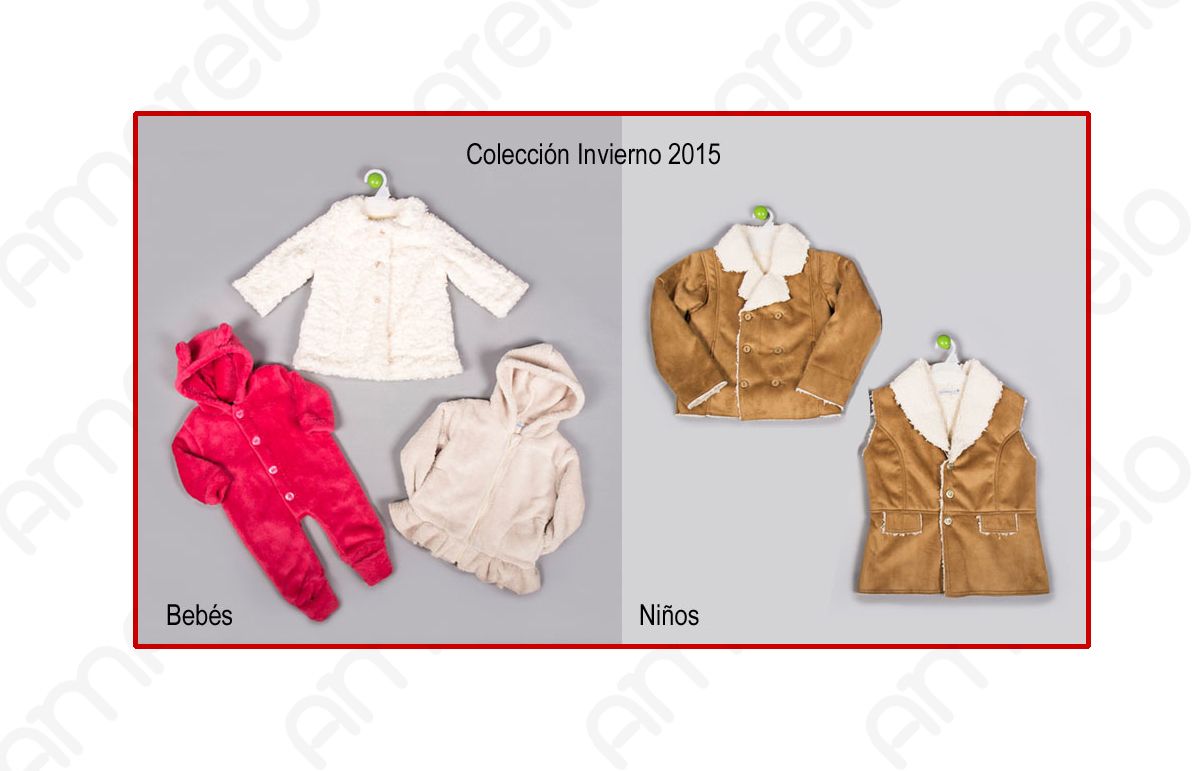 Amarelo ropa infantil