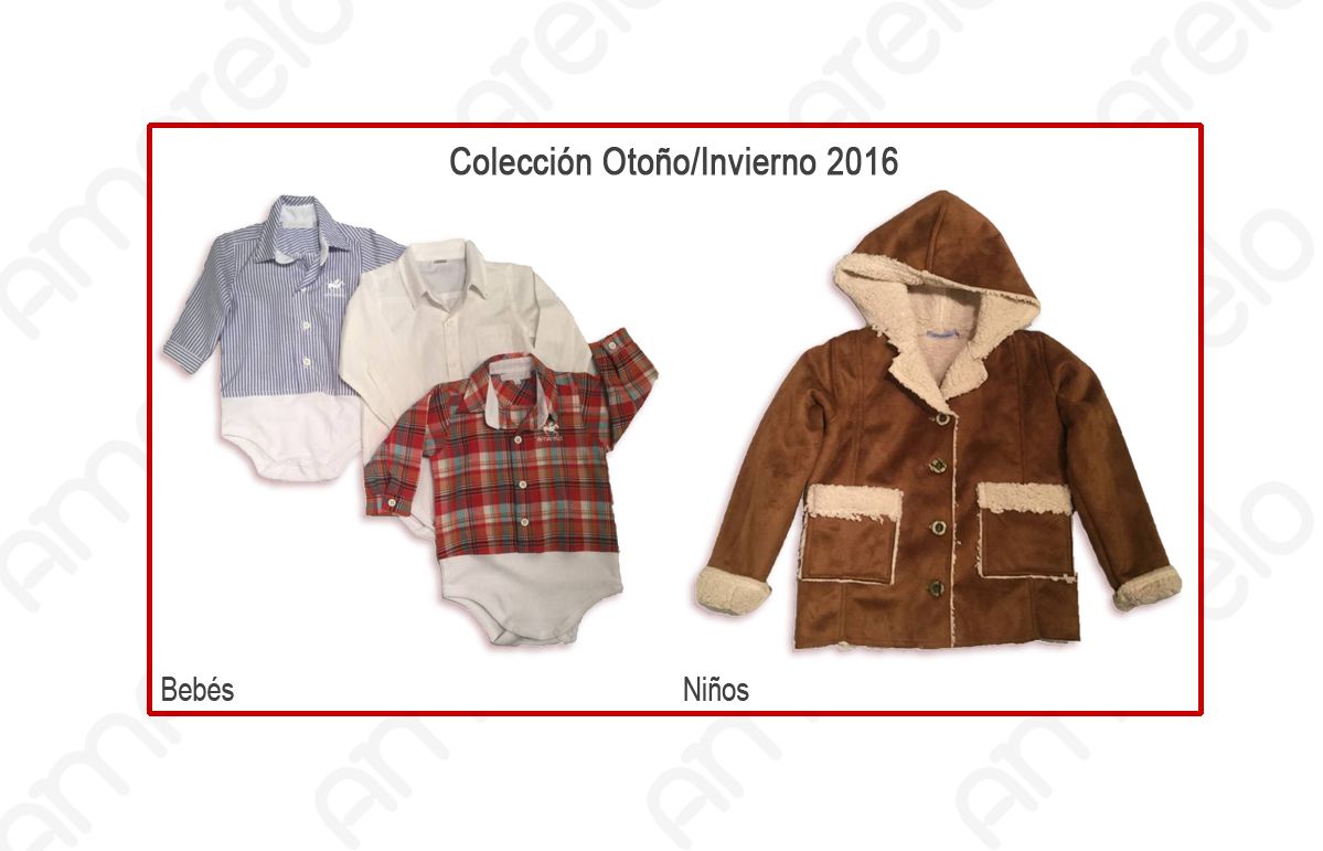 Amarelo ropa infantil