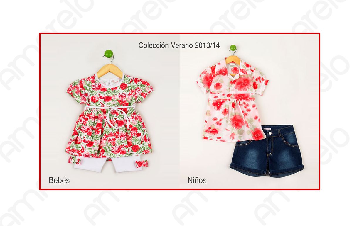 Amarelo ropa infantil