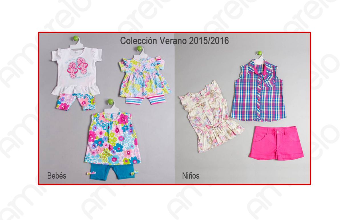 Amarelo ropa infantil