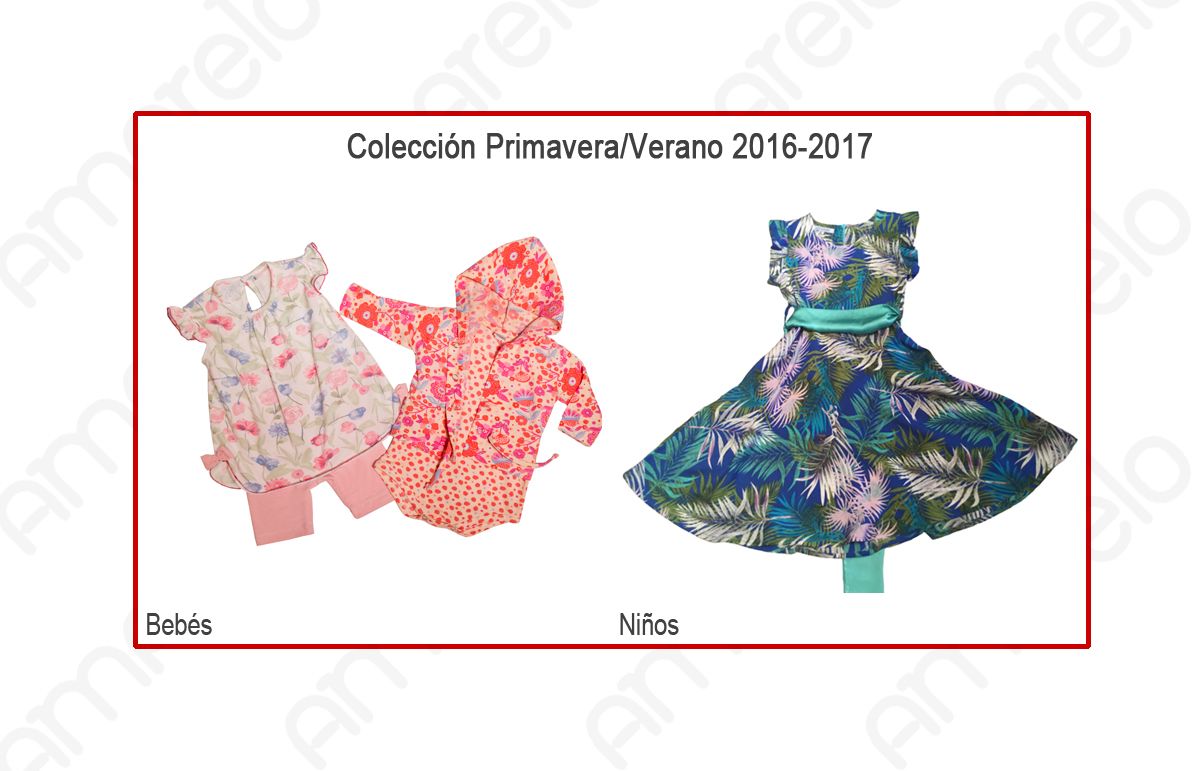 Amarelo ropa infantil