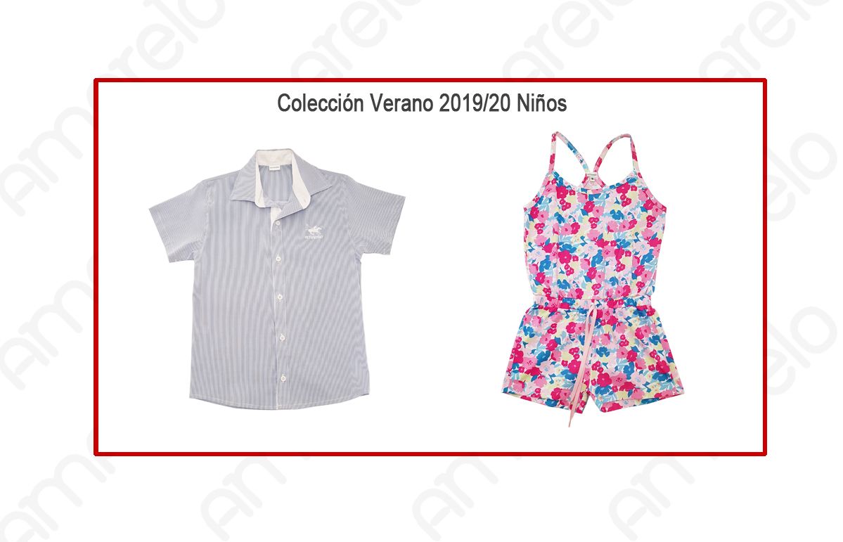 Amarelo ropa infantil