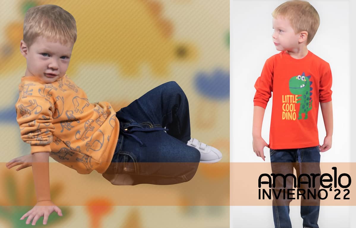 Amarelo Ropa Infantil - Temporada Invierno 2022